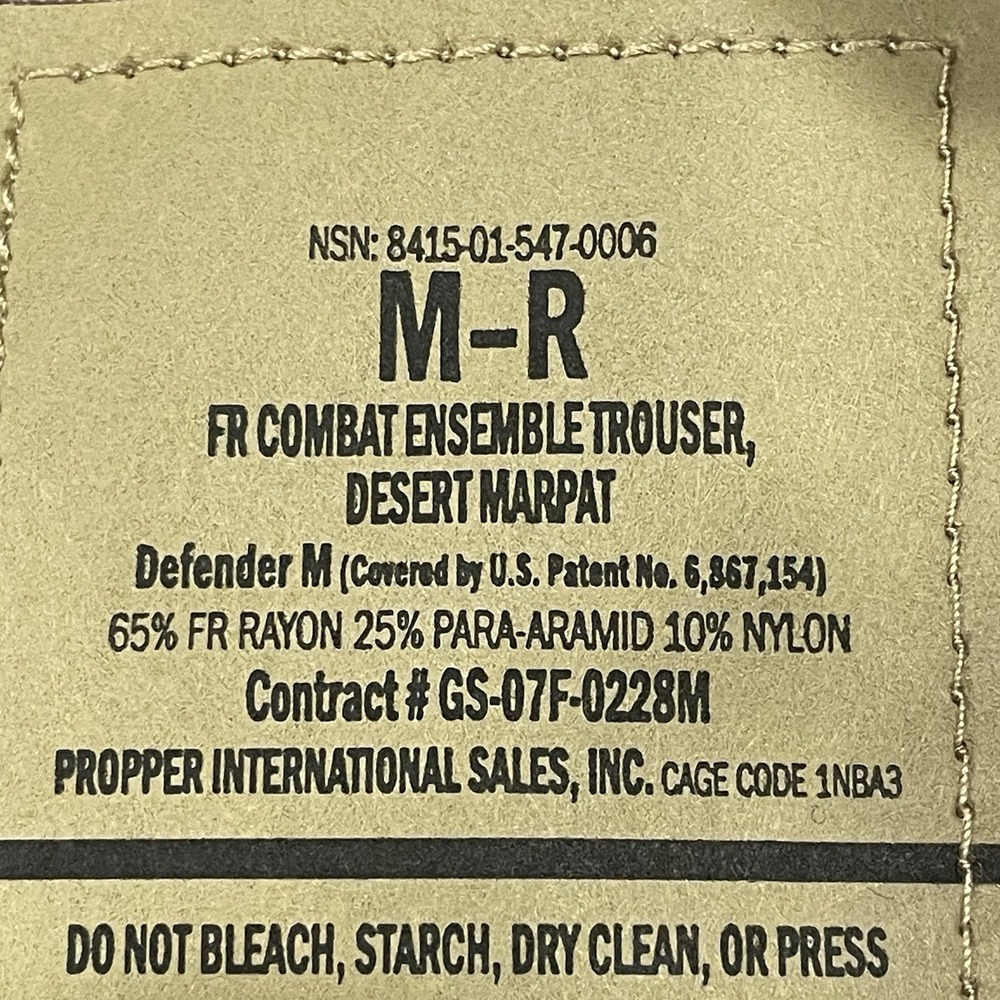 USMC Defender M FR Combat Cargo Trouser Pant Uniform Digital Camo Frog M - R NWT - Picture 11 of 14